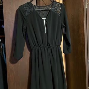 Maurice’s dress with tie and lace